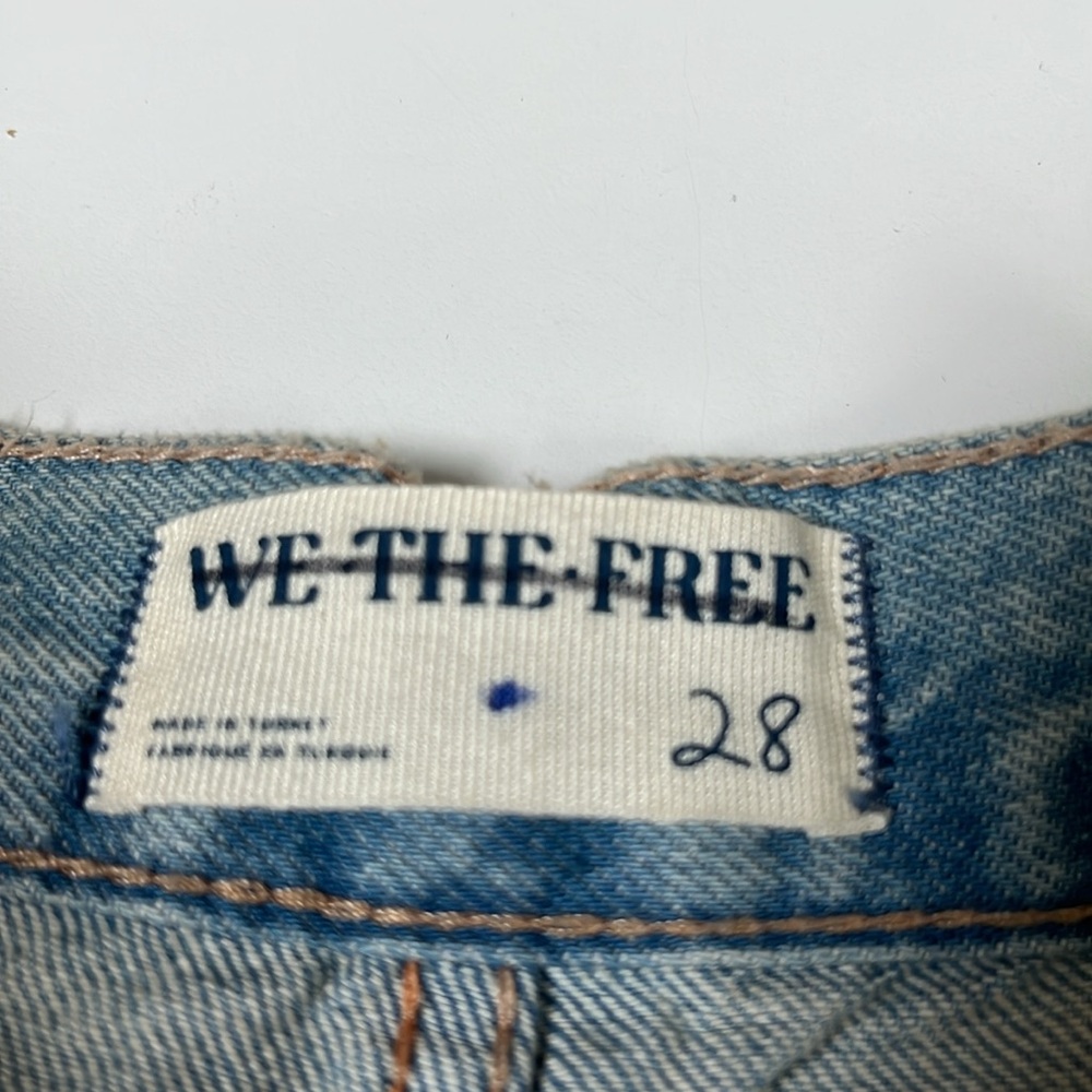 NEW We The Free Ripple Wide-Leg Crop Jeans Sz 28 - Picture 6 of 7